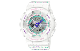 Casio Часы Women's BABY-G White Watch ba-110th-7a