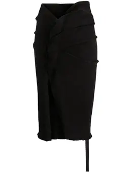 Rick Owens DRKSHDW: Джинсовая юбка 