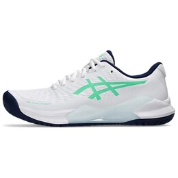 Теннисные кроссовки Gel-Challenger 14 мужские с низким верхом белые/зеленые Asics 1041a405-103 | white/gridge/patinagreen