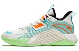 Кроссовки для баскетбола Speedy мужские, среднего размера, белые/зеленые/синие Anta 112341604-5 | white/green/blue