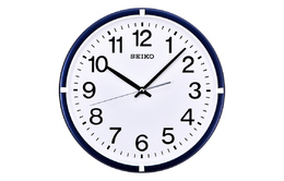 Seiko Часы Quartz Movement Plastic Wall Clock Unisex White qxa652l