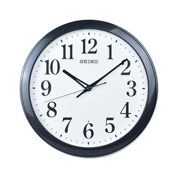 Seiko Часы Sweeping Seconds Movement Polyester Plastic Wall Clock Unisex White qxa776k
