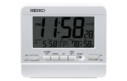 Seiko Часы Quartz Movement Alarm Clock Unisex White qhl086w