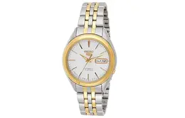 Seiko Часы 5 Collection Automatic Mechanical Movement Stainless Steel Strap Watch Men's Watch White Dial, White Dial snkl24j1 | white dial