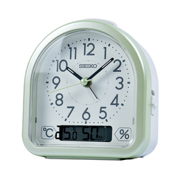 Seiko Часы Quartz Movement Plastic Alarm Clock Unisex Green qhe191m
