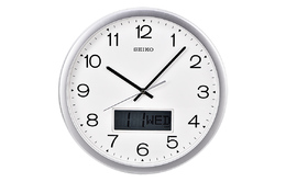 Seiko Часы Quartz Movement Plastic Wall Clock Unisex White qxl007s