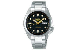 Seiko Часы Series 5 Automatic Mechanical Movement Stainless Steel Strap Watch 40mm Men's Watch Black Dial SRPE57K1, Black Dial srpe57k1 | black dial