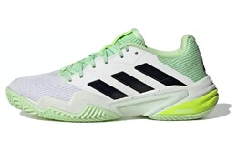 Кроссовки Adidas Barricade 13 Cloud White Core Black Semi Green Spark, белый/черный/зеленый ig3114 | white/black/green