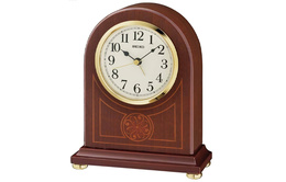 Seiko Часы Quartz Movement Wooden Wall Clock Unisex, Ecru qxe057b | ecru