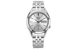 Seiko Часы 5 Automatic Mechanical Movement Stainless Steel Strap Watch Men's Watch Silver Dial snkl15k1