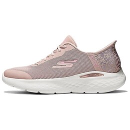 Кроссовки мужские GO унисекс низкие розовые Skechers 129449-ltpk | pink