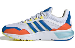 Кроссовки для бега Run 90S унисекс с низким верхом, синие/белые/оранжевые Adidas Neo fw7061