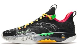 Баскетбольные кроссовки Frenzy 5 Pro мужские низкие черные/желтые/зеленые Anta 112411111s-6 | black/yellow/green