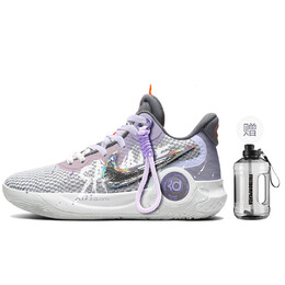 Баскетбольные кроссовки KD Trey 5 Basketball Shoes Unisex Mid-Top Gray/Purple Nike cw3402-011(team202-动感光波) | gray purple