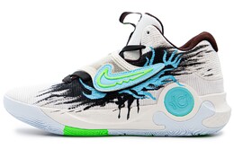 Баскетбольные кроссовки KD Trey 5 X Basketball Shoes Men Low-Top White/Black Nike dj7554-014（team241-泼墨焰火） | black/white