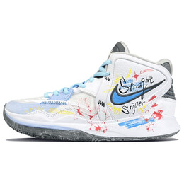 Баскетбольные кроссовки Kyrie 8 Infinity Basketball Shoes Unisex Mid-Top Blue Nike dc9134-102(team401-直线狙击) | white