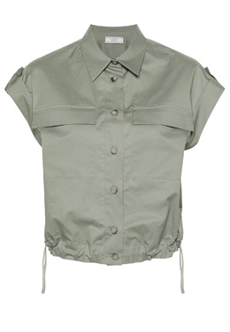 PESERICO: Зелёная рубашка 