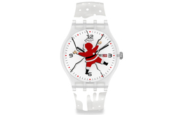 Swatch Часы Unisex White Watch SUOZ717, White suoz717 | white