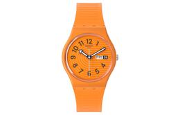 Swatch Часы Unisex Orange Watch SO28O703, Orange Watch Dial so28o703 | orange watch dial