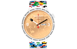 Swatch Часы Unisex 47mm White Watch bape-swatch-20003
