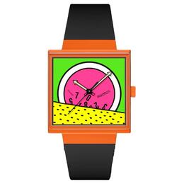 Swatch Часы Unisex Green Watch SO34Z101, Green Dial so34z101 | green dial