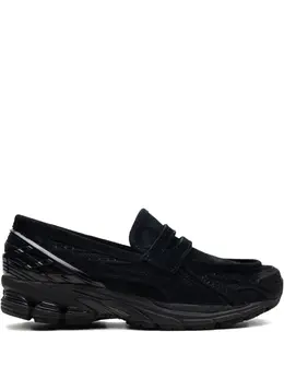 New Balance: Чёрные кроссовки 