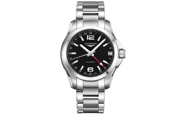 Longines Часы Comcast Collection Automatic Mechanical Movement Men's Watch Watch 41mm Black Dial Stainless Steel Case, Black Dial l3.687.4.56.6 | black dial