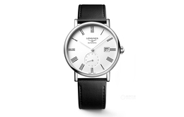 Longines Часы Boya Collection Automatic Mechanical Movement Unisex Watch 39mm White Dial Stainless Steel Case Leather Strap, White Dial l4.812.4.11.0 | white dial
