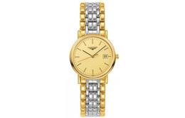 Longines Часы Magnificent Collection Quartz Movement Women's Watch Gold Dial Stainless Steel Case Stainless Steel Watchband, Champagne Watch Dial l4.819.2.32.7 | champagne watch dial