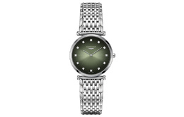 Longines Часы Jialan Collection Quartz Movement Women's Watch 29mm Green Dial Stainless Steel Case Stainless Steel Strap, Green Dial l4.512.4.92.6 | green dial
