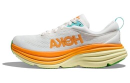 Кроссовки Hoka One One Bondi 8 Blanc De Blanc Solar, белый/оранжевый 1123202-bncs | white/orange