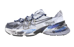 Кроссовки для бега V2K Run женские с низким верхом, черные, серые, серебристые Nike fd0736-003(teamx-蓝黑闪银) | blue