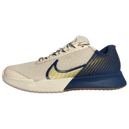 Теннисные кроссовки Air Zoom Vapor Pro 2 мужские низкие коричневые, золотые, синие Nike fn4741-101 | sand flow/metallic gold-thunder blue