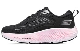 Кроссовки для бега Go Run Max Road 6 женские с низким верхом, черные/пудровые Skechers 172078-bkpk
