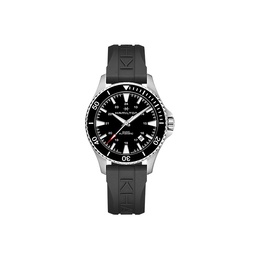 Hamilton Часы Automatic Mechanical Movement Men's Watch Watch 40mm Black Dial Stainless Steel Watch Case Rubber Strap, Black Dial h82335331 | black dial