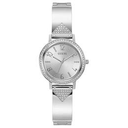 Guess Часы Wrist Watch Quartz Movement Steel Strap 32mm Silver Dial Women's Watch, Silver Dial gw0474l1 | silver dial
