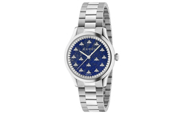 Gucci Часы Wrist Watch Automatic Mechanical Movement Stainless Steel Watchband 32mm Blue Dial Unisex ya1265043