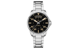 Hamilton Часы Khaki Aviation Day Date Auto H64645131, Black Dial h64645131 | black dial