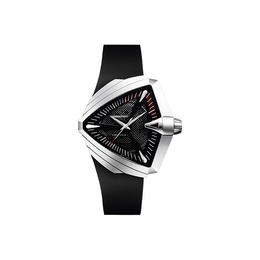 Hamilton Часы Automatic Mechanical Movement Men's Watch Watch 46mm Black Dial Stainless Steel Case Rubber Strap, Black Dial h24655331 | black dial