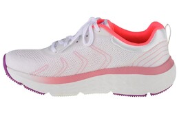 Кроссовки женские с низким верхом белые/розовые/фиолетовые Skechers 129120-wcrl