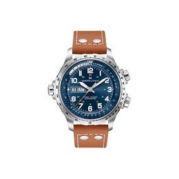 Hamilton Часы Men's Watch, Blue Dial Brown Strap h77765541 | blue dial brown strap