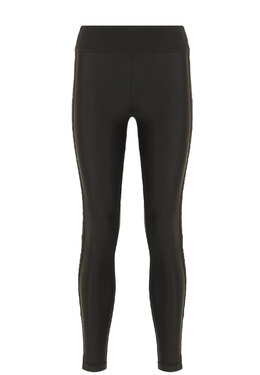 VERSACE JEANS COUTURE: Чёрные легинсы 