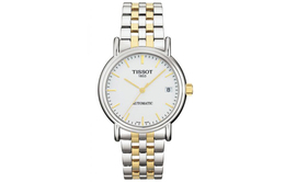 Tissot Часы Carson Elite Series Automatic Mechanical Movement Men's Watch Watch White Dial, Silver White t95.2.483.31 | silver white