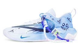 Баскетбольные кроссовки Giannis Immortality мужские с низким верхом синего/белого/черного цвета Nike dz7534-102(team79-男款云行逐梦) | sky blue