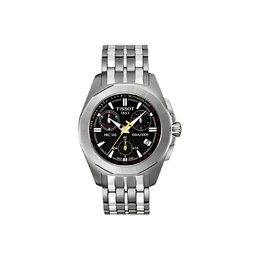 Tissot Часы Quartz Movement Women's Watch 28mm Black Dial Stainless Steel Case Stainless Steel Watchband, Black t22.1.386.51 | black