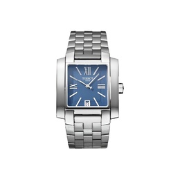 Tissot Часы Quartz Movement Men's Watch Watch Blue Dial Stainless Steel Case Stainless Steel Watchband, Blue t60.1.581.43 | blue