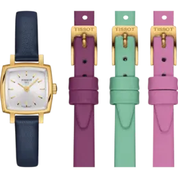 Tissot Часы Quartz Movement Women's Watch 20mm Silver Dial Stainless Steel PVD Coating Watch Case Leather Strap, Silver Dial t058.109.36.031.03 | silver dial