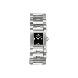 Tissot Часы Quartz Movement Women's Watch Watch 22*23.9mm Black Dial Stainless Steel Case Stainless Steel Watchband, Black t64.1.185.51 | black