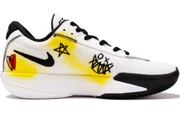 Баскетбольные кроссовки Air Zoom GT Cut Academy мужские с низким верхом белого цвета Nike fb2598-100(teamf-潮流笑脸) | yellow