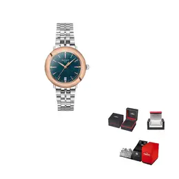 Tissot Часы Star Ring Series Quartz Movement Women's Watch 33mm Blue Dial Stainless Steel Case Stainless Steel Watchband, Blue Dial t929.210.41.046.00 | blue dial
